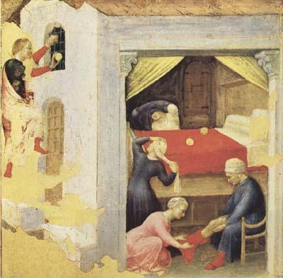 Gentile da Fabriano St Nicholas and the Three Gold Balls (mk08) China oil painting art